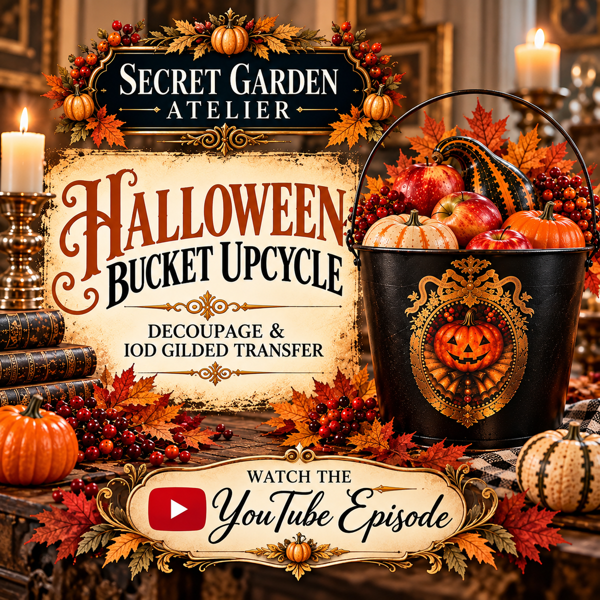 Halloween Bucket Upcycle | Episode 2