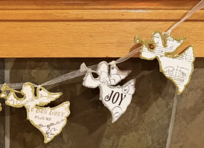 Unfinished Wooden Angels with Trumpets (8pieces) From our YouTube Tutorial