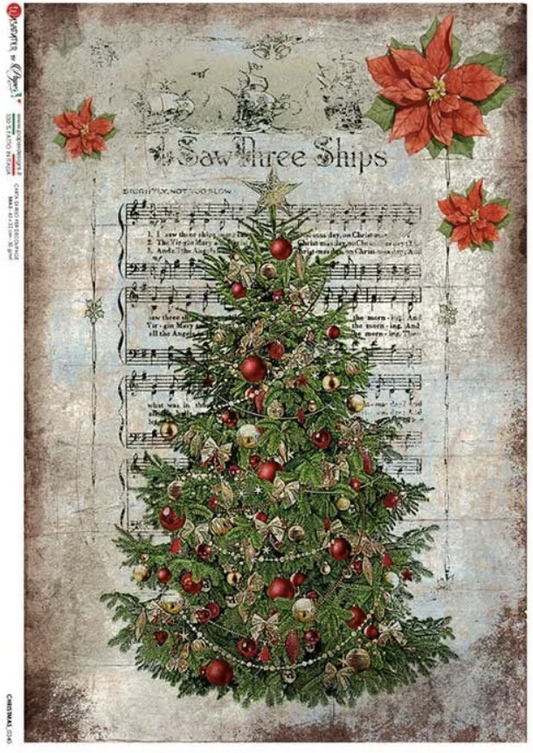 Paper Designs Rice Paper Beautiful Tree Size A4