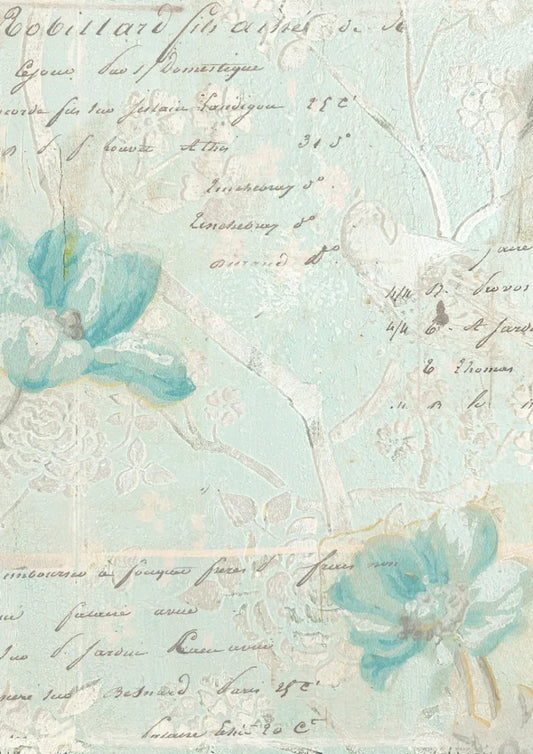 Birds in the Garden Decoupage Paper
