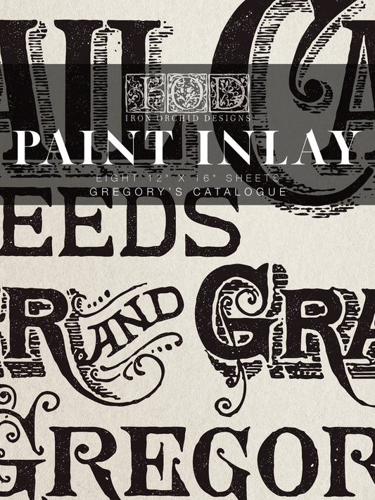 Gregory's Catalogue IOD Paint Inlay 12" x 16" Pad