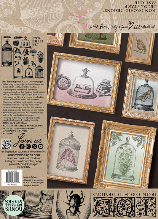 Pastiche 12" x 12" IOD Stamp
