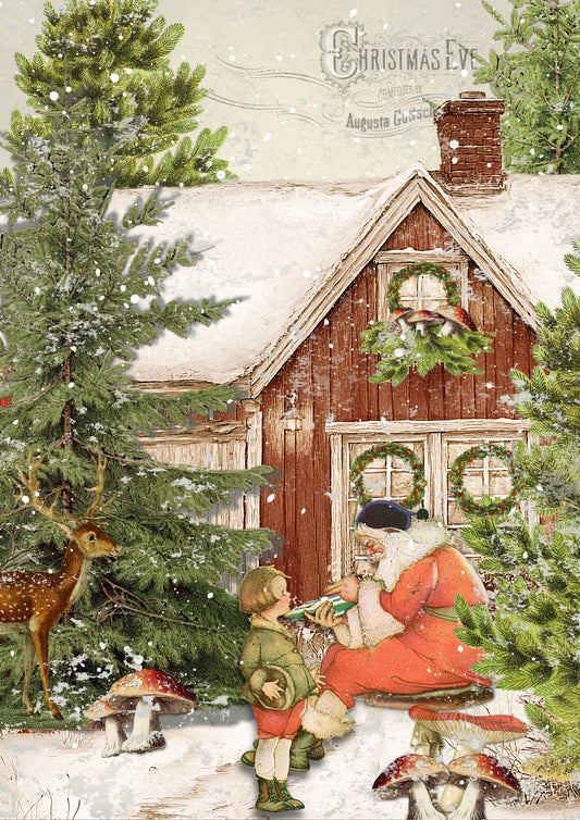 Northwoods Holiday Decoupage Paper