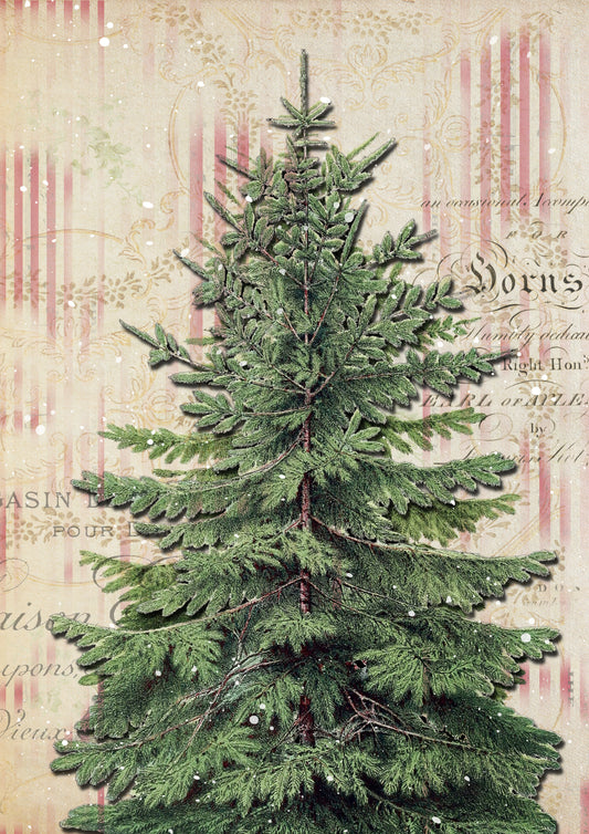 The Still Pine Decoupage Paper A4 Size