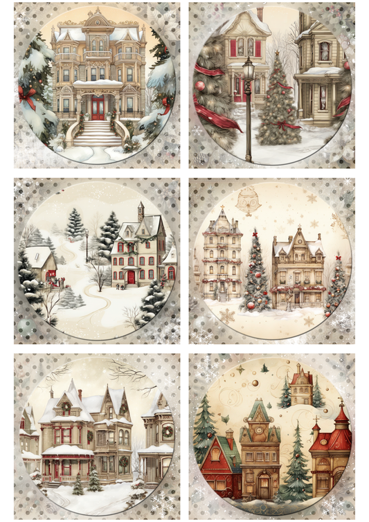 Christmas House 6 Pack
