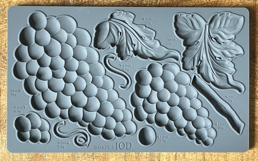 Grapes 6" x 10" IOD Mould
