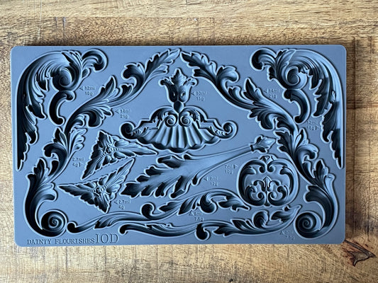 Dainty Flourishes 6" X 10" IOD Mould