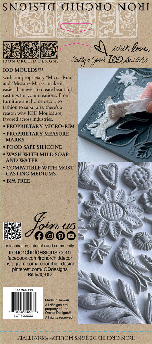 Primitive 6" X10" IOD Mould