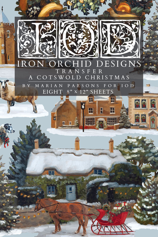 A Cotswold Christmas Transfer | 8 Pages | 8” x 12” | Full Color