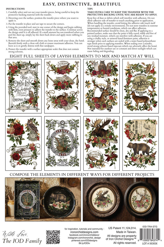 Stag Tavern Transfer | 8 Pages | 8” x 12” | Full Color