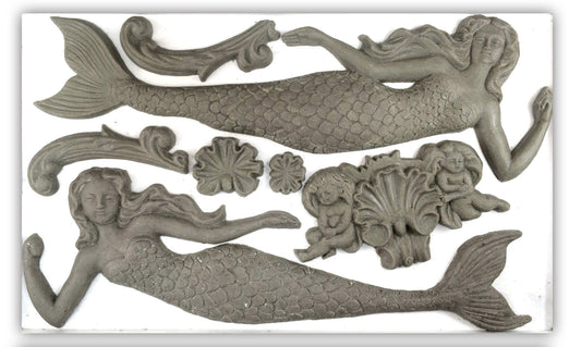Sea Sisters 6" X 10" IOD Mould