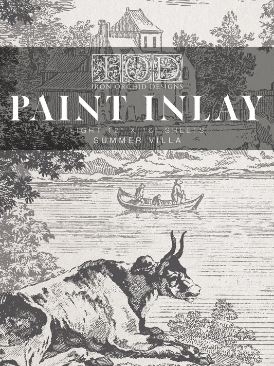Summer Villa IOD Paint Inlay 12" x 16" Pad