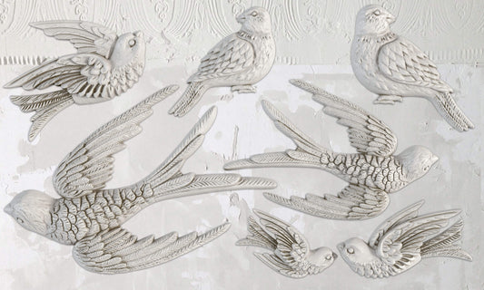 Birdsong 6" X 10" IOD Mould