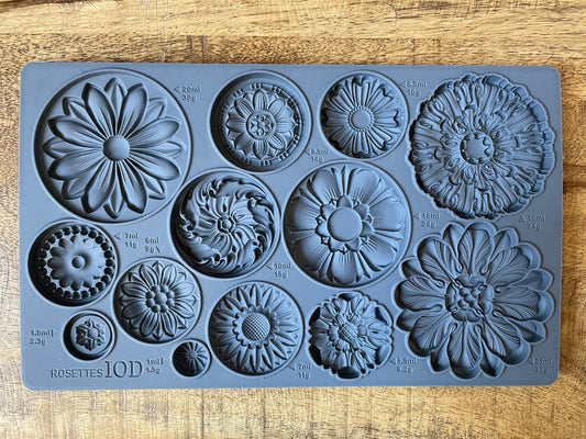 Rosettes 6" X 10" IOD Mould