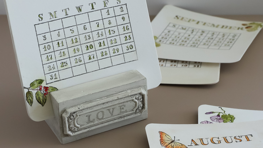 A Timely Tale Stamp 6" x 6" Four Sheet Boxed Set