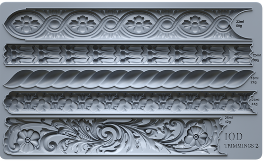 Trimmings 2 6"x10" IOD Mould