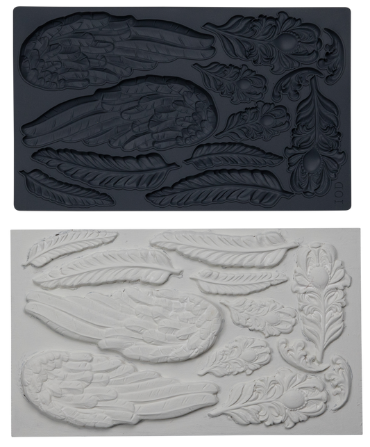 Wings & Feathers 6" x 10" IOD Mould