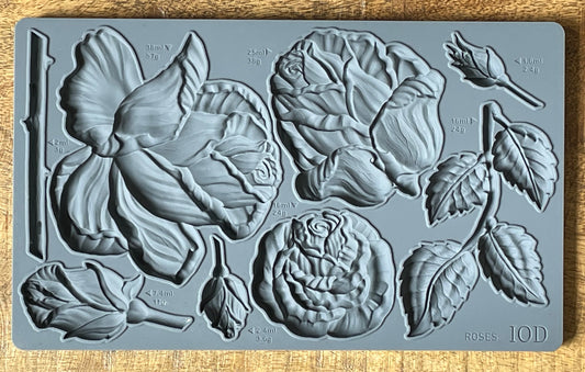 Roses 6" x 10" IOD Mould